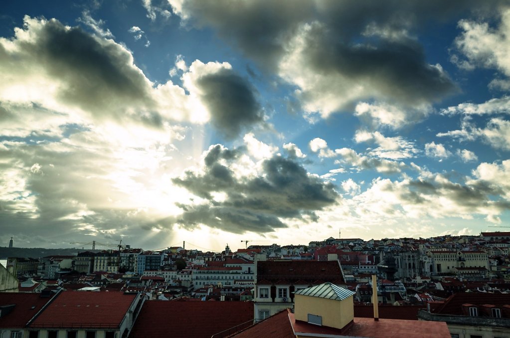 Sur les toits de Lisbonne