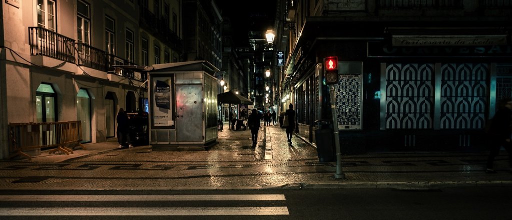 Night time in Lisbon