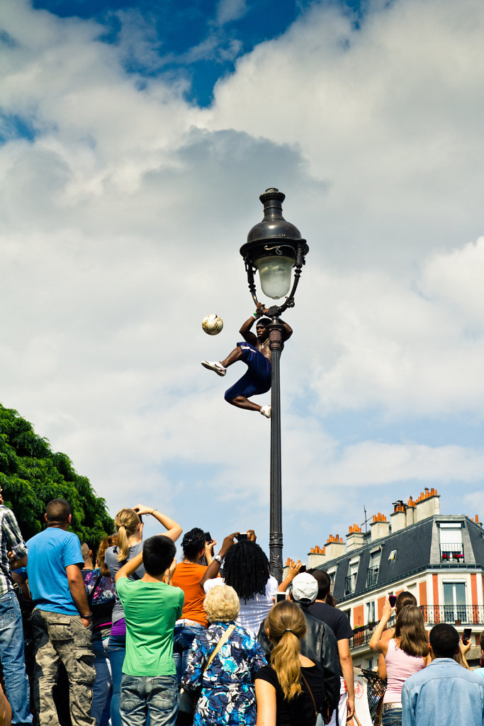 Le footballeur, Paris