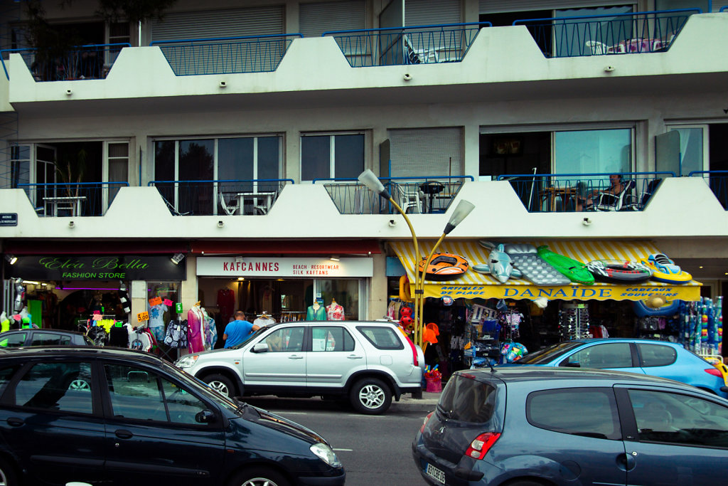 Sea side shops, Juan-les-Pins