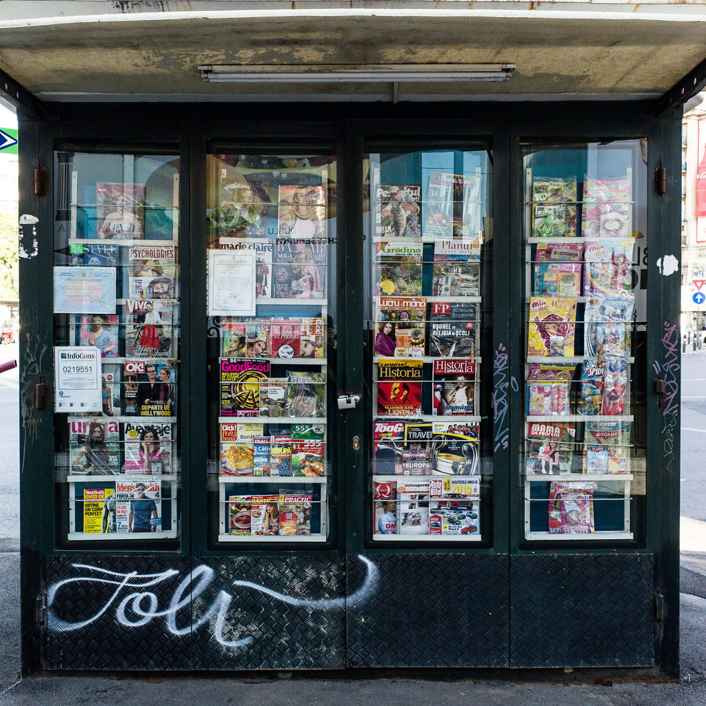 Magazines stand, Bucharest