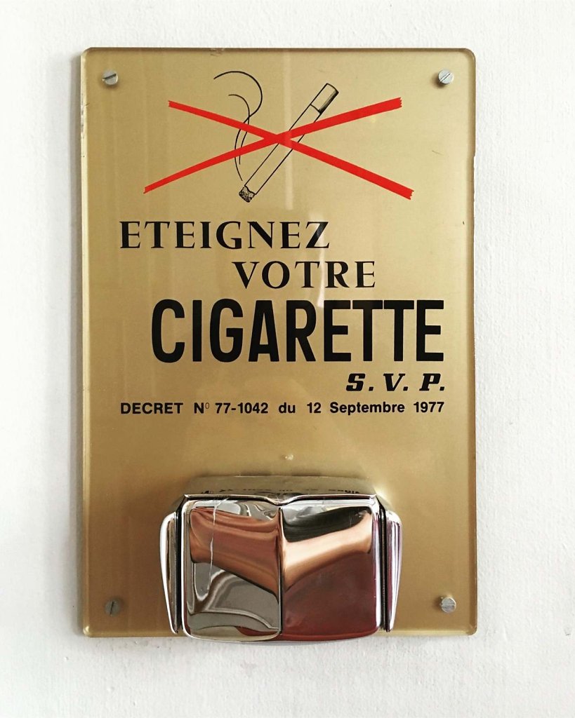 Eteignez votre cigarette SVP