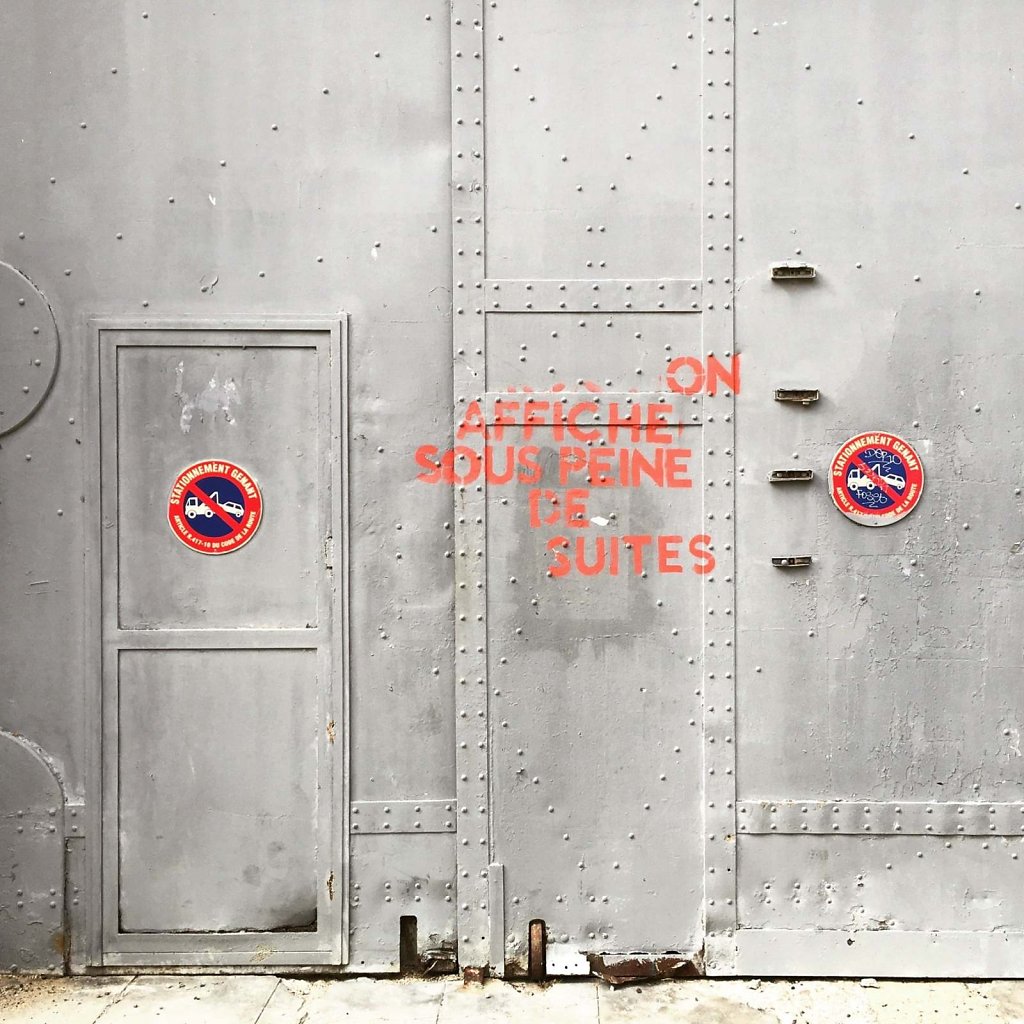On affiche sous peine de suites, Avignon