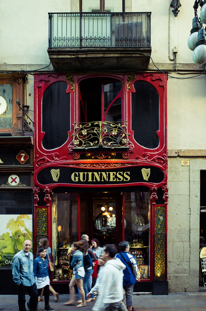 Guiness shop, Barcelona