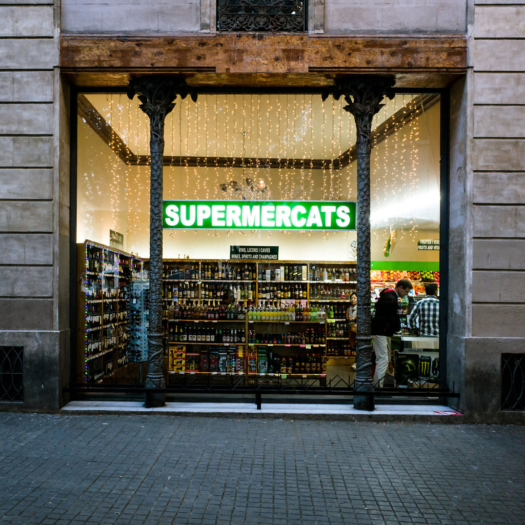 Supermercats, Barcelona