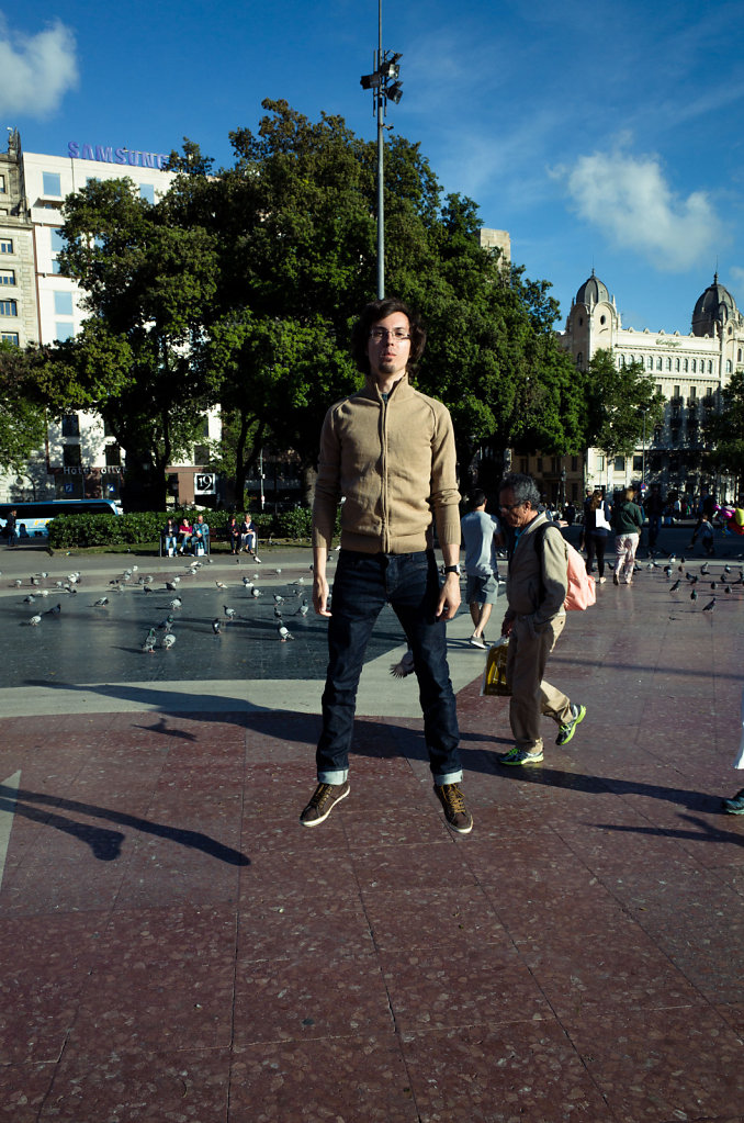 Floating in Barcelona