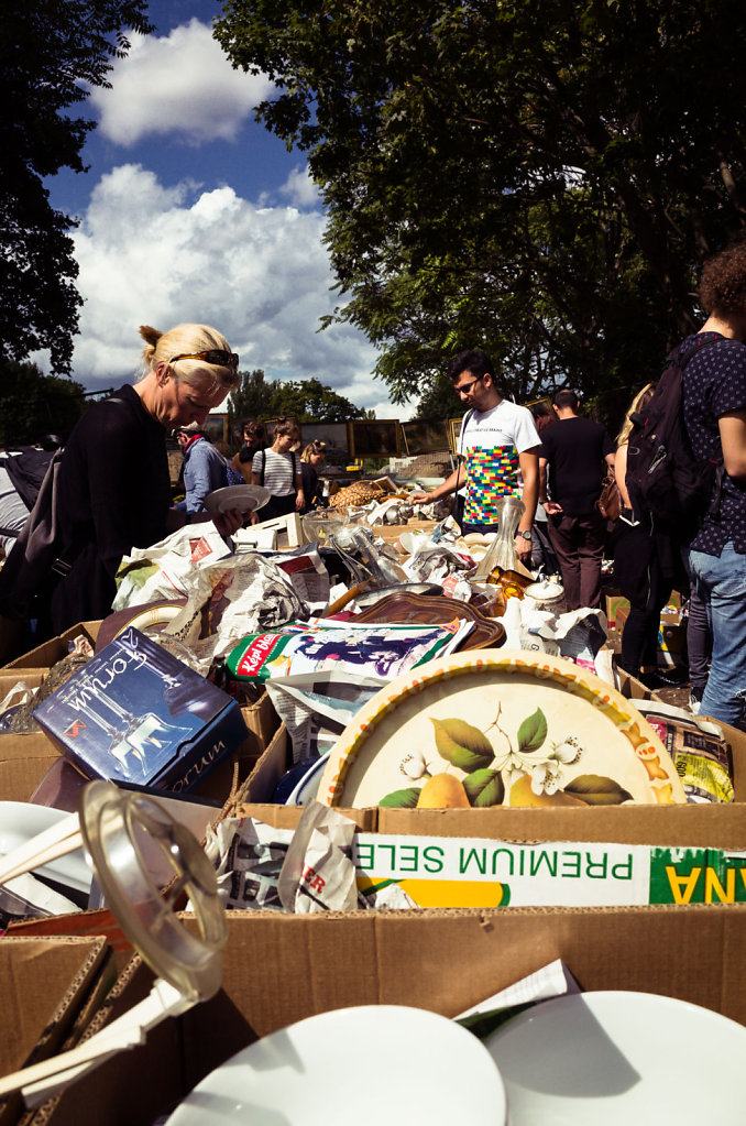 Flea market in Mauer Park