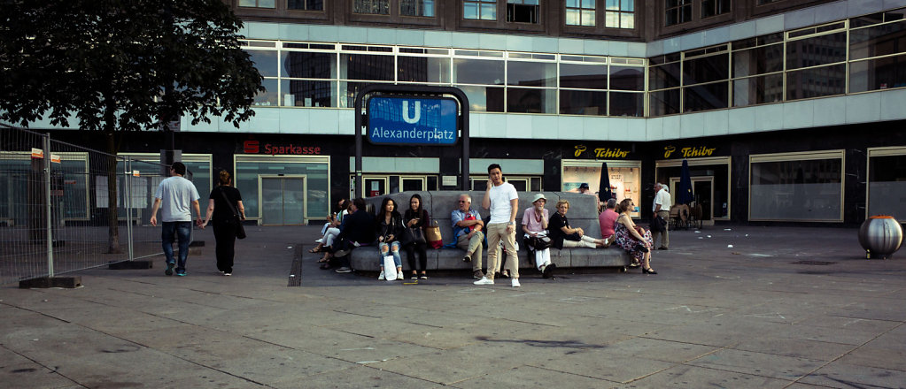 Alexanderplatz crowd, Berlin