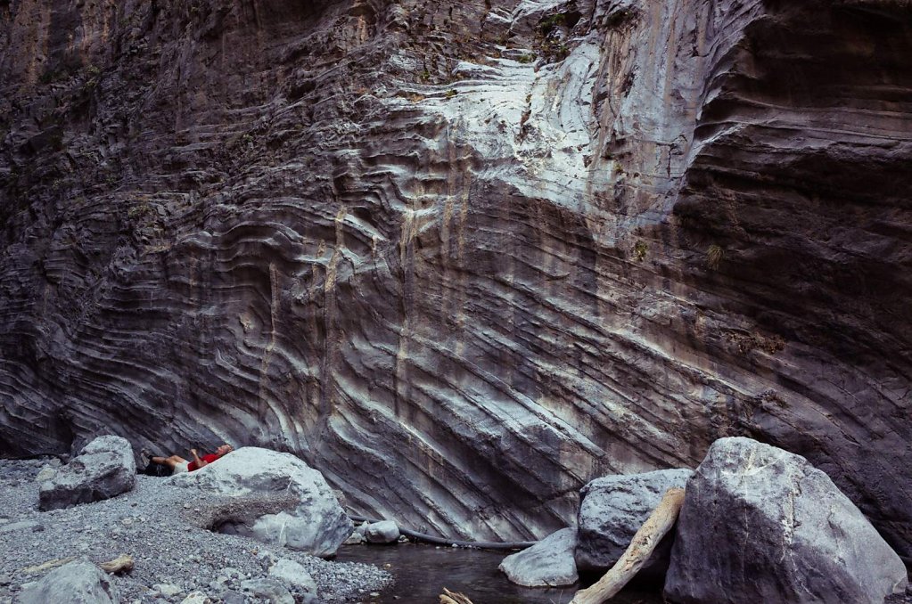 Scenic relaxation in the Samaria Gorge
