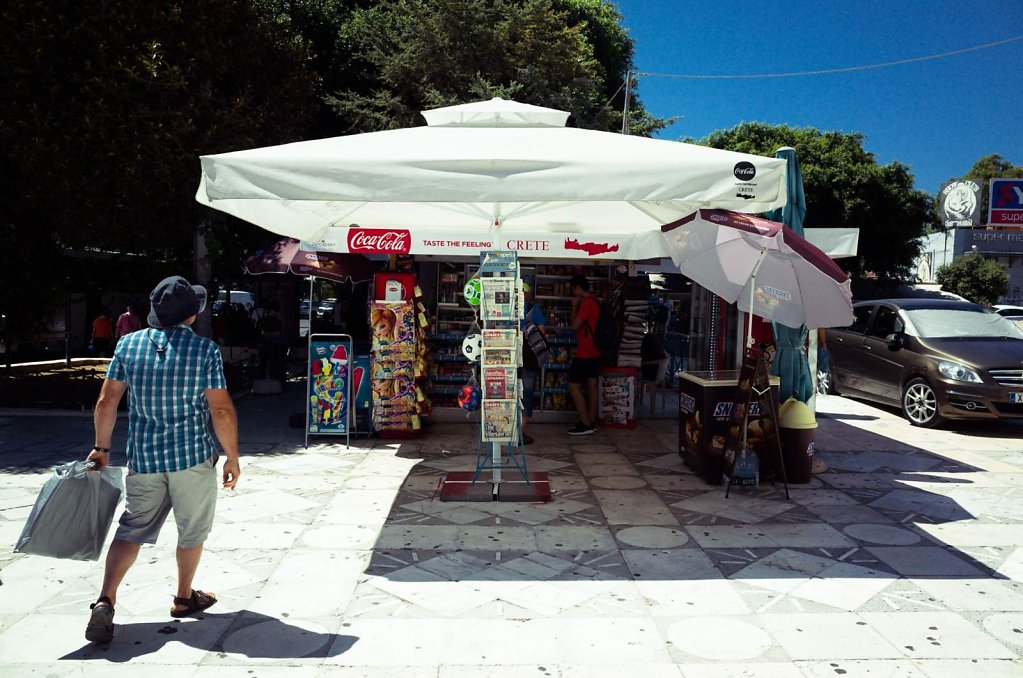 Newspaper stand