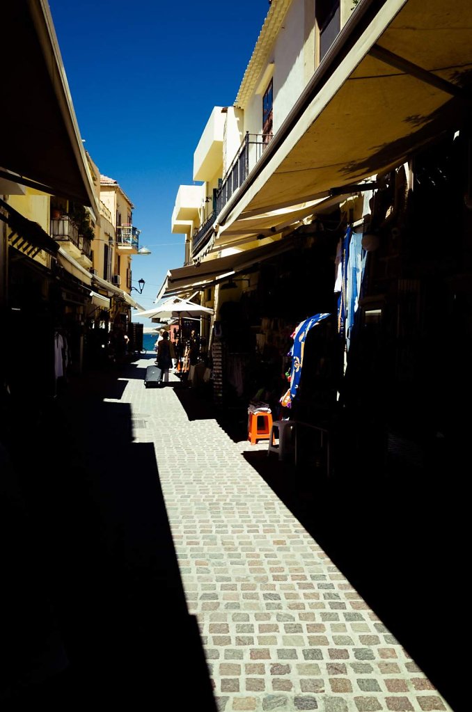 Heading towards the sea, Chania, Crete