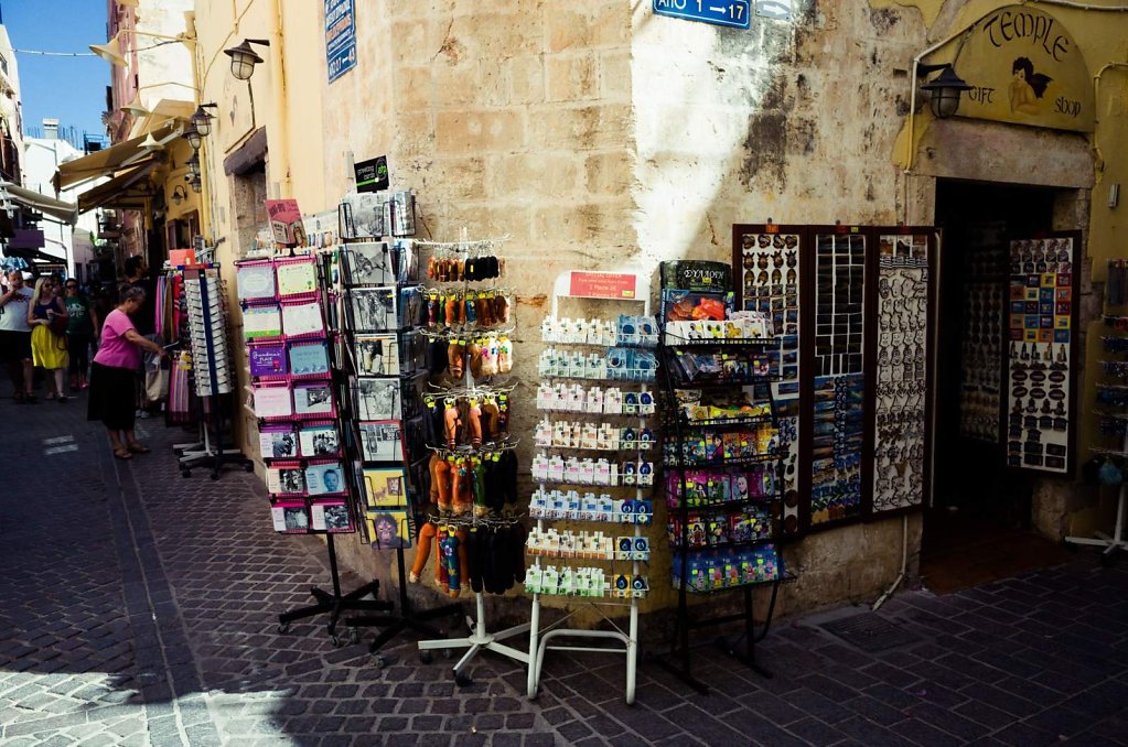 Souvenirs on display, Chania, Crete