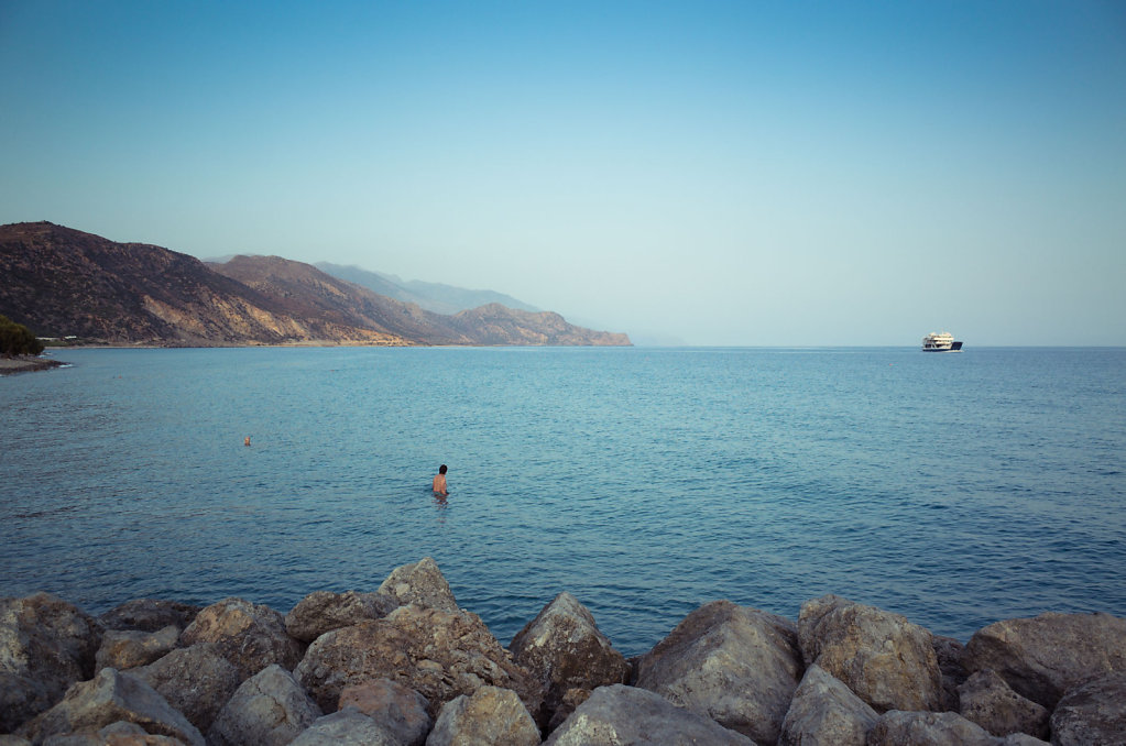 Walk the ocean, Paleochora, Crete