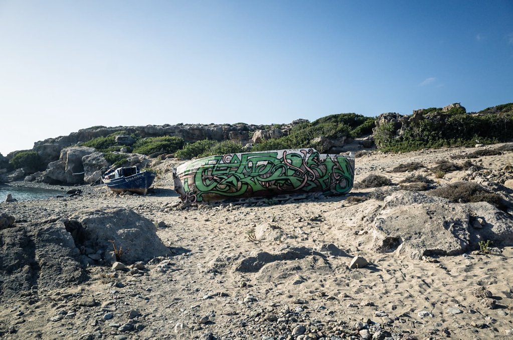 Beach street art