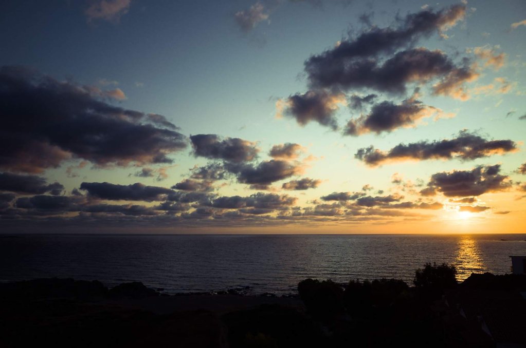 Cloudy sunset