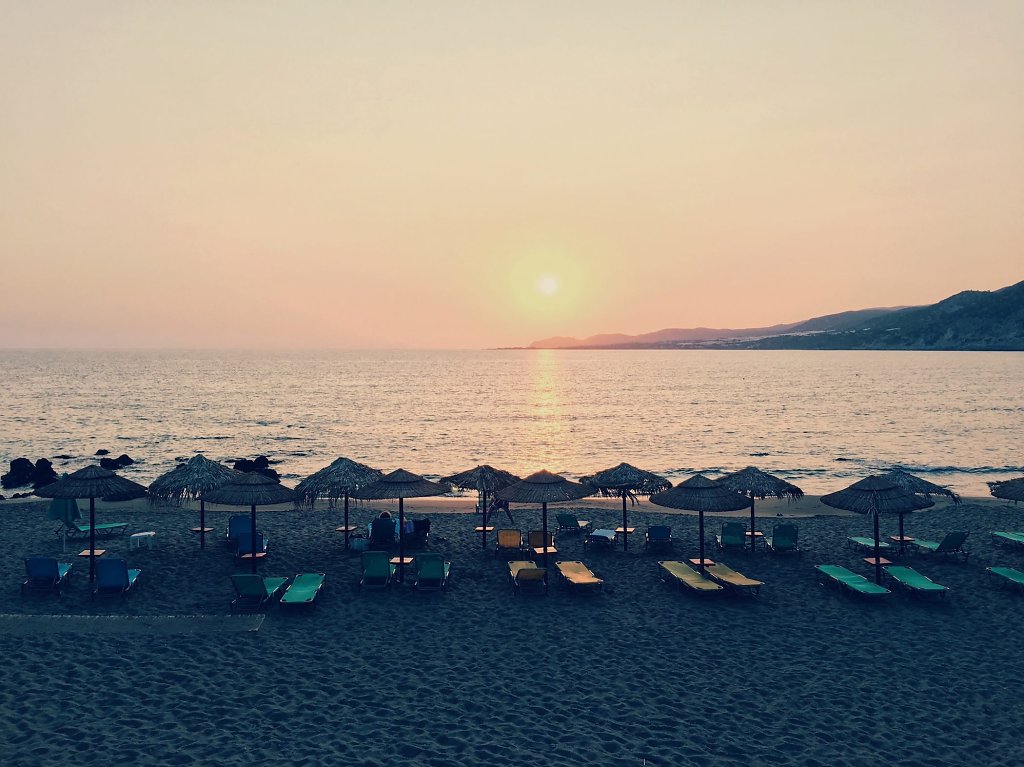 Enjoying the great show in the sky, Paleochora, Crete