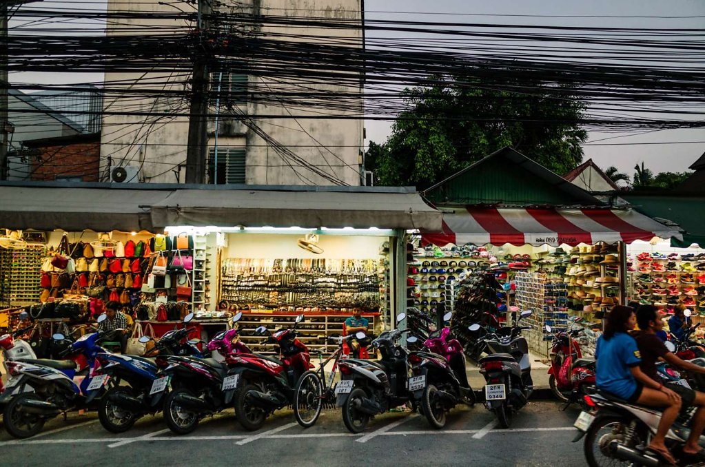 Shopping street, Koh Samui Thailand