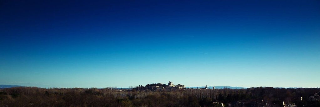 Avignon seen from Villeneuve-les-Avignon