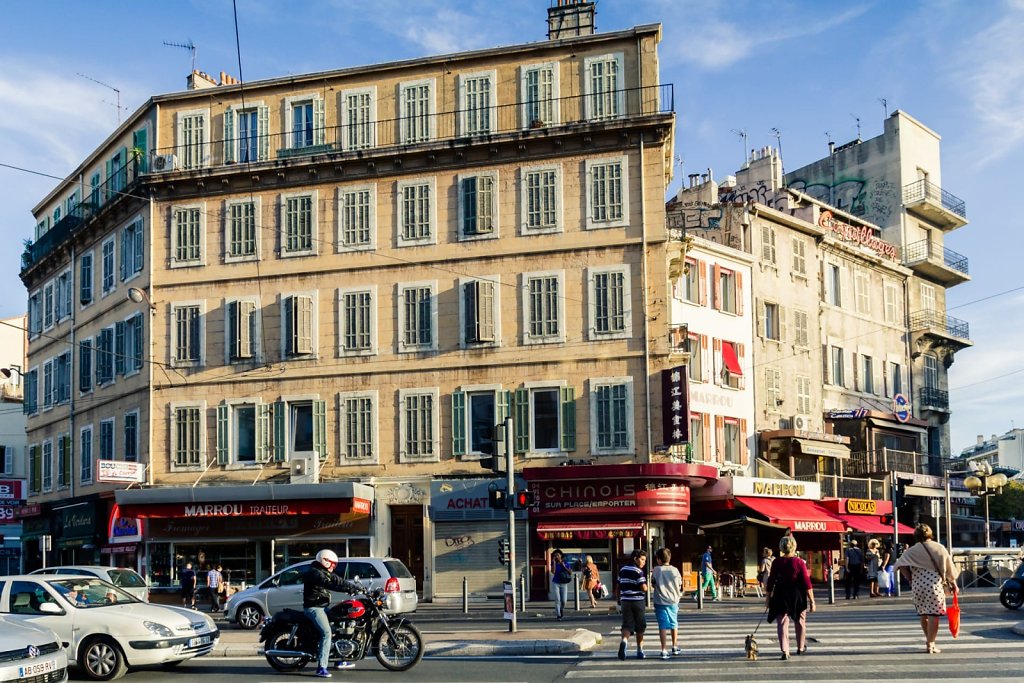 Street cross walk, Marseille
