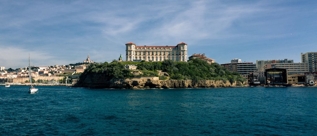 A bit of Marseille viewed from the sea