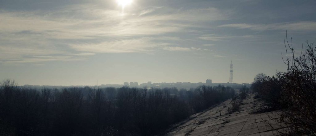 Hazy horizon, Bucharest