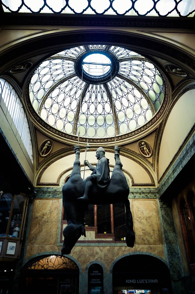 King Wenceslas astride, Prague