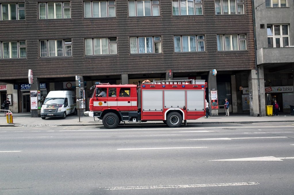 Fire truck, Prague