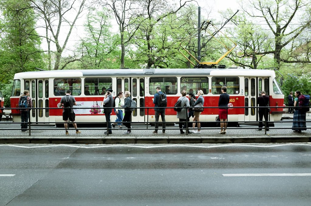 Tram station, Prague