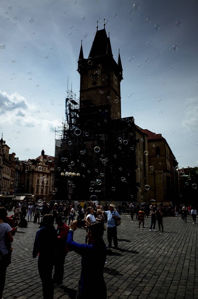 A bubbly atmosphere, Prague